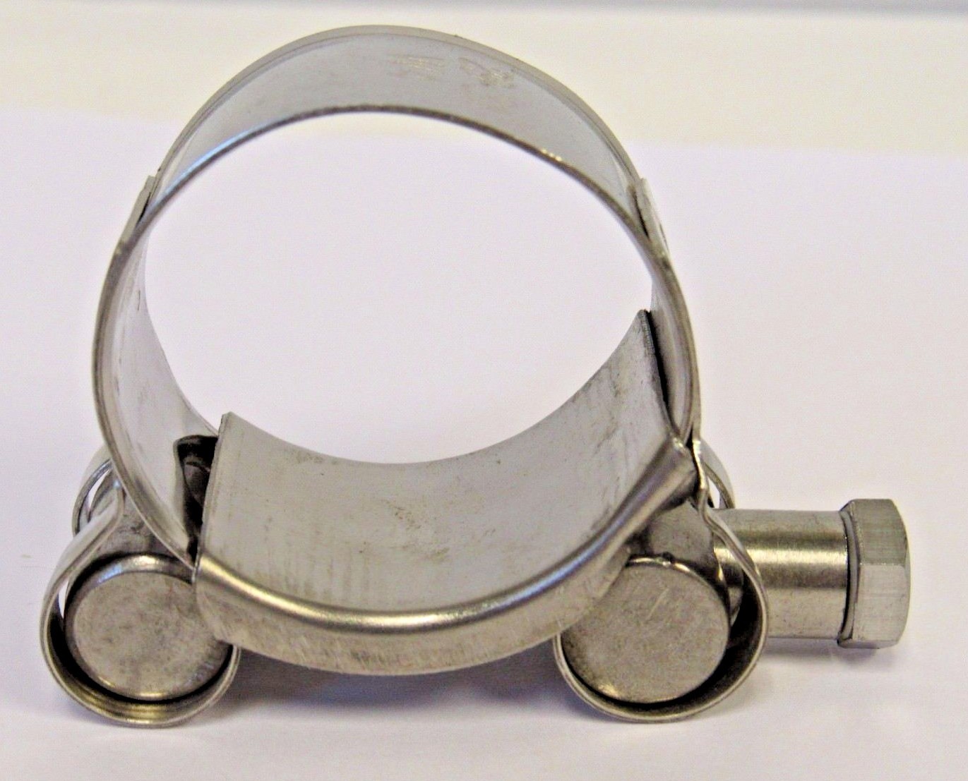 NEW (2) PACK 29-31 MM (1.14-1.22 IN.) HD 304 STAINLESS STEEL T-BOLT HOSE CLAMP