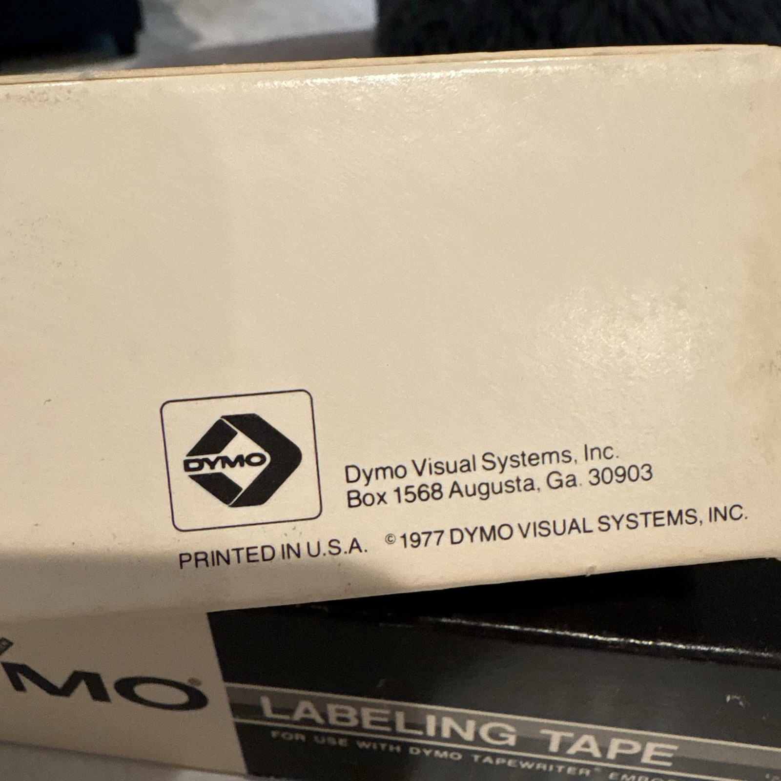 3 Boxes = 24 Rolls Vintage Dymo Labeling Embossing Tape Red & Blue Glossy 1977