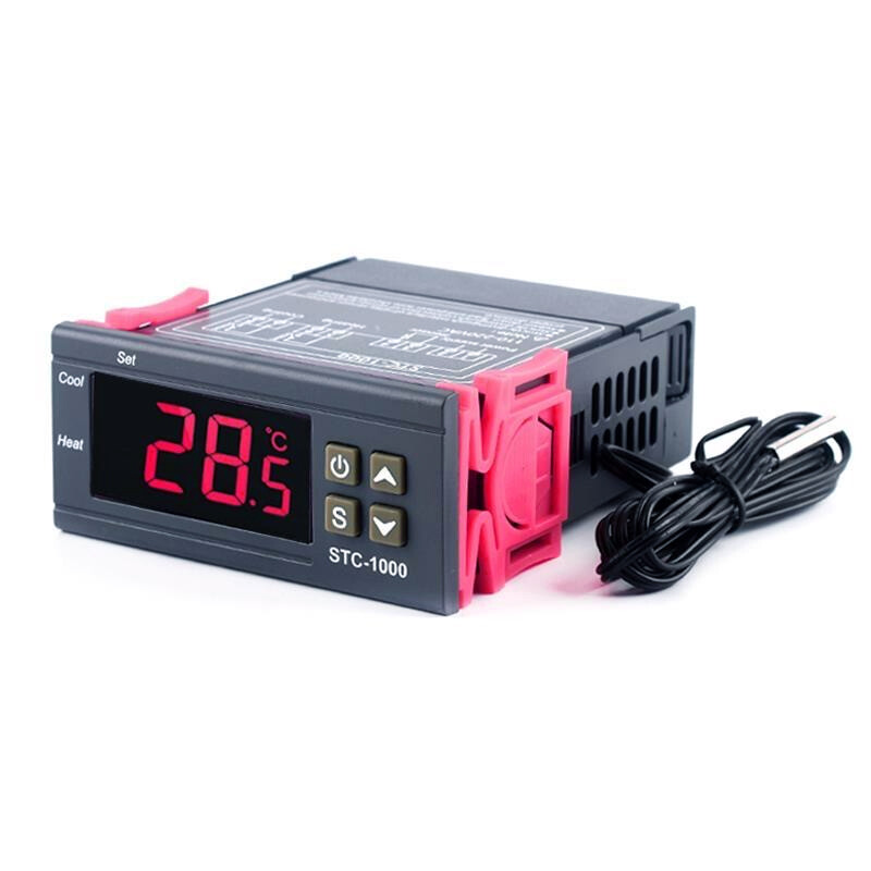 STC-1000 AC 110V-220V Digital Temperature Controller Thermostat With Sensor x2