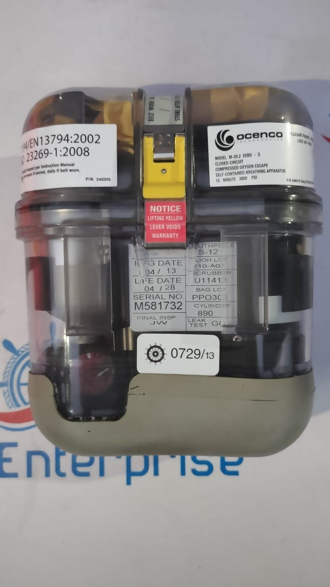 OCENCO EEBD BREATHING DEVICE M-20.2 (LIFE DATE 04/2028)