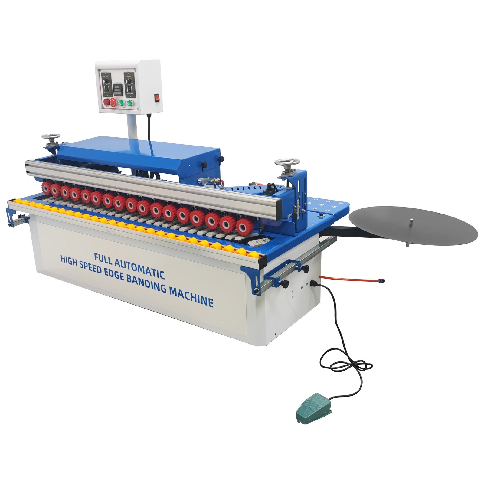 Electric Automatic Straight Curved Line Edge Bander Automatic Tape Breaking 110V