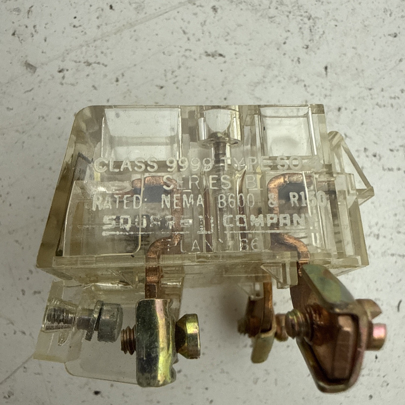 Square D Class 9999 Type SO4 Overload Module, Series C, NEMA B600 & R150 **NOS**