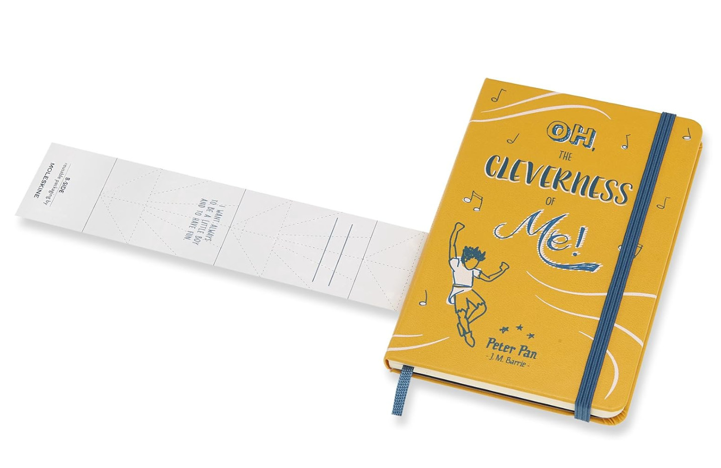 Moleskine Peter Pan Limited Edition Notebook, Ruled Notebook Size 9x14cm