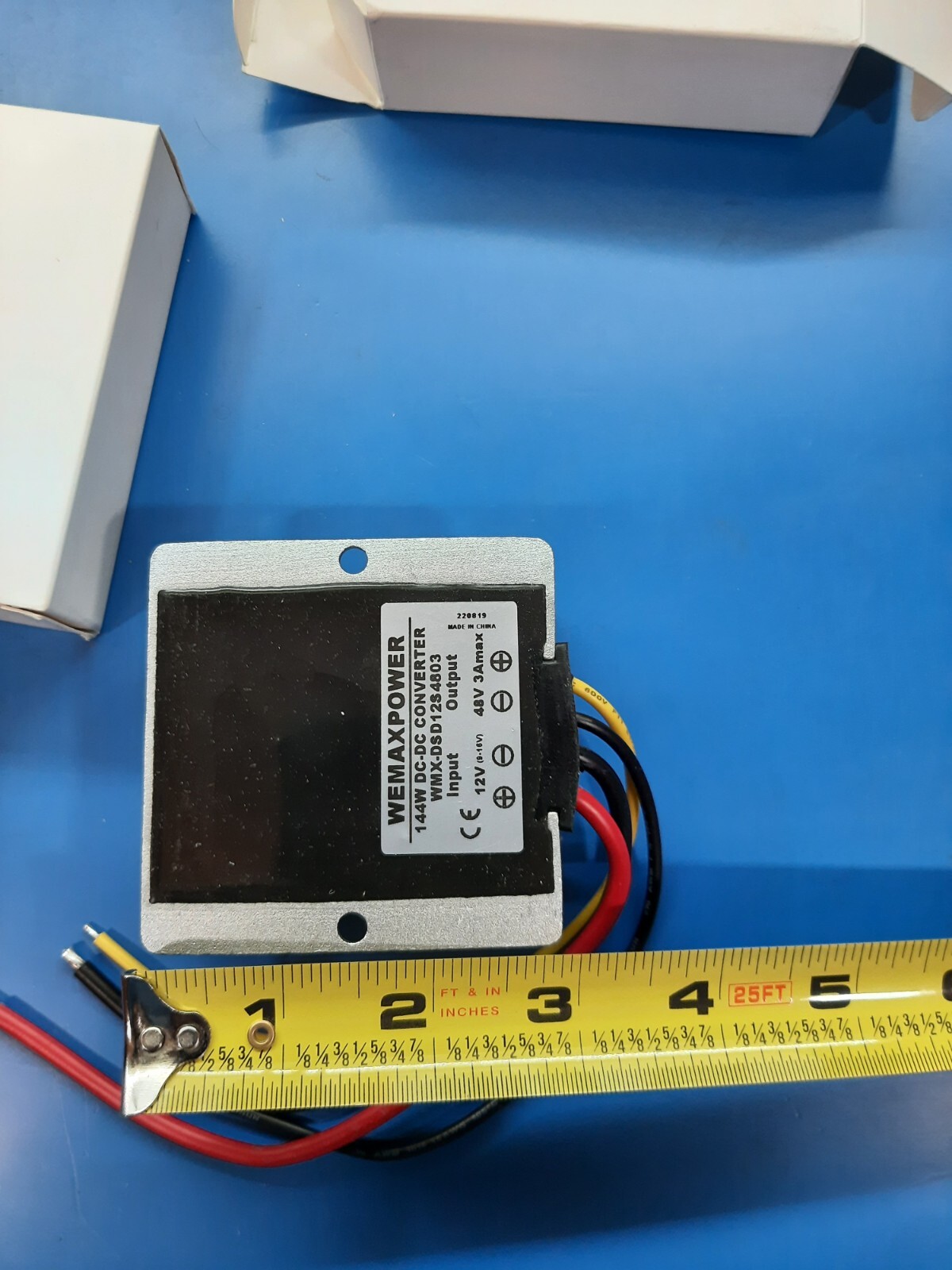 12V to 48V 144W DC-DC Step-Up Boost Converter Voltage Regulator IP67 Waterproof