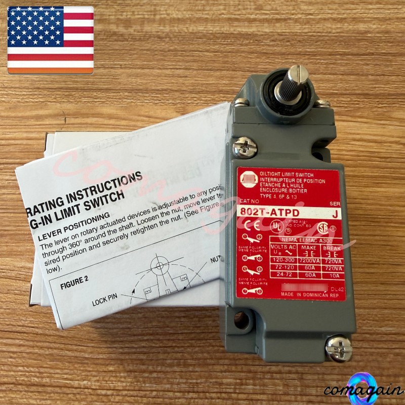 2PCS 802TATPD For Allen Bradley Oil Tight Limit Switch 802T-ATPD 802T ATPD