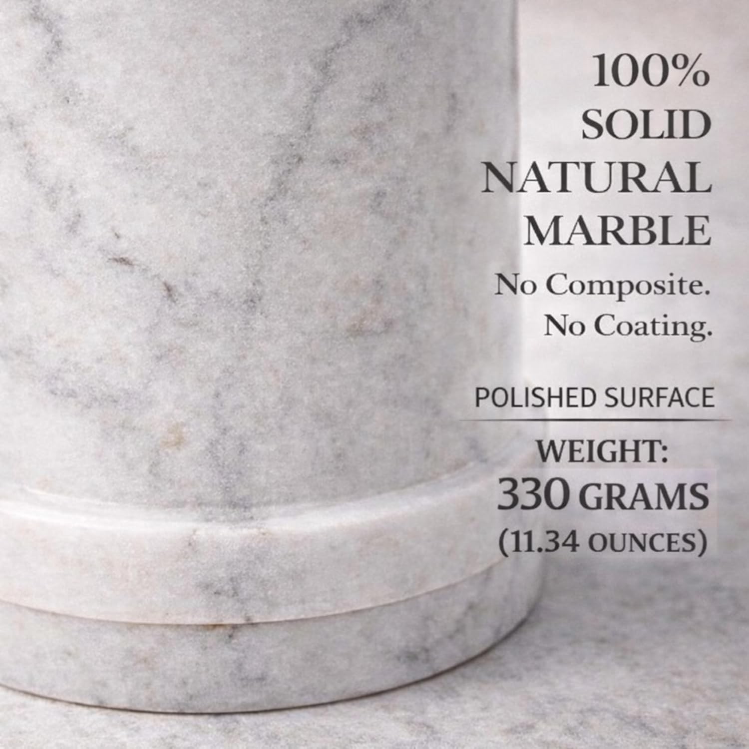 White Marble Toothpick Stick Holder with Lid | Tooth pick Dispenser For Kitchen,