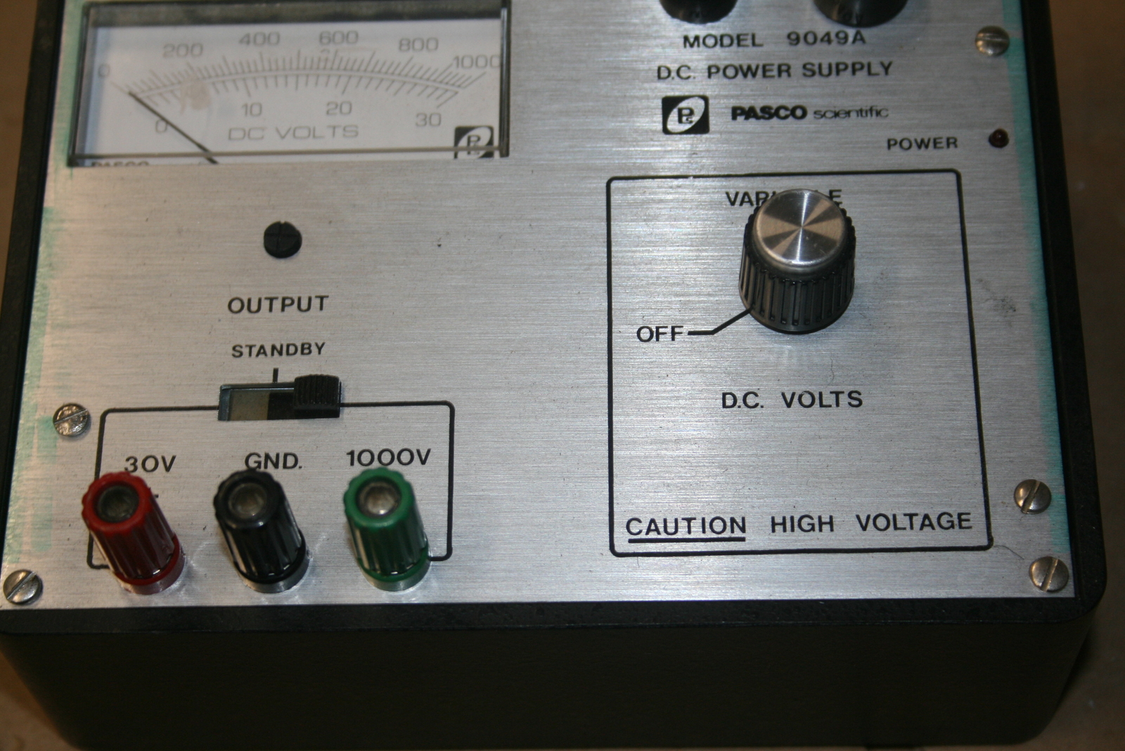 Pasco Sceintific 9049A Power supply 0-1000v