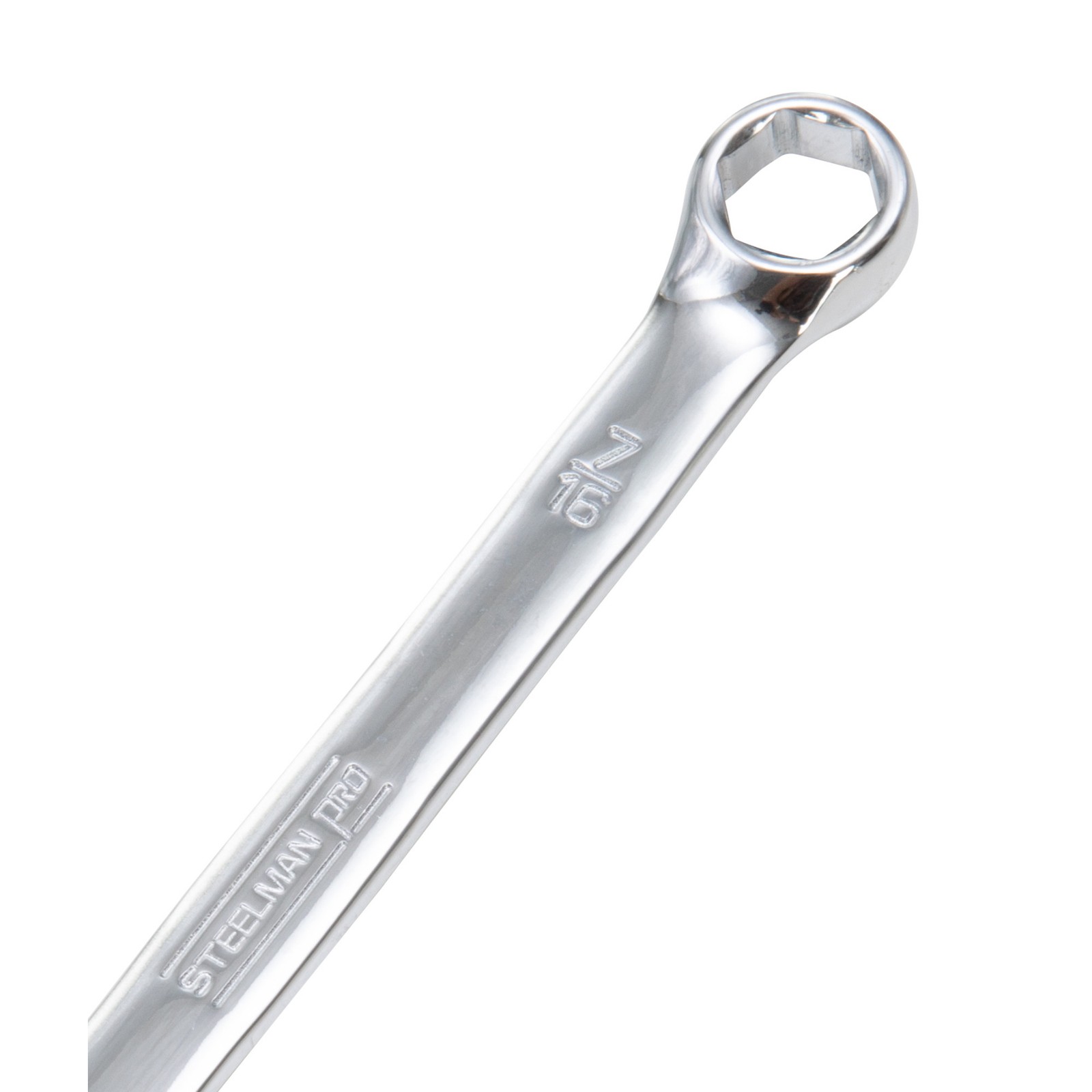 STEELMAN PRO 7/16-Inch Combination Wrench with 6-Point Box End, 78352
