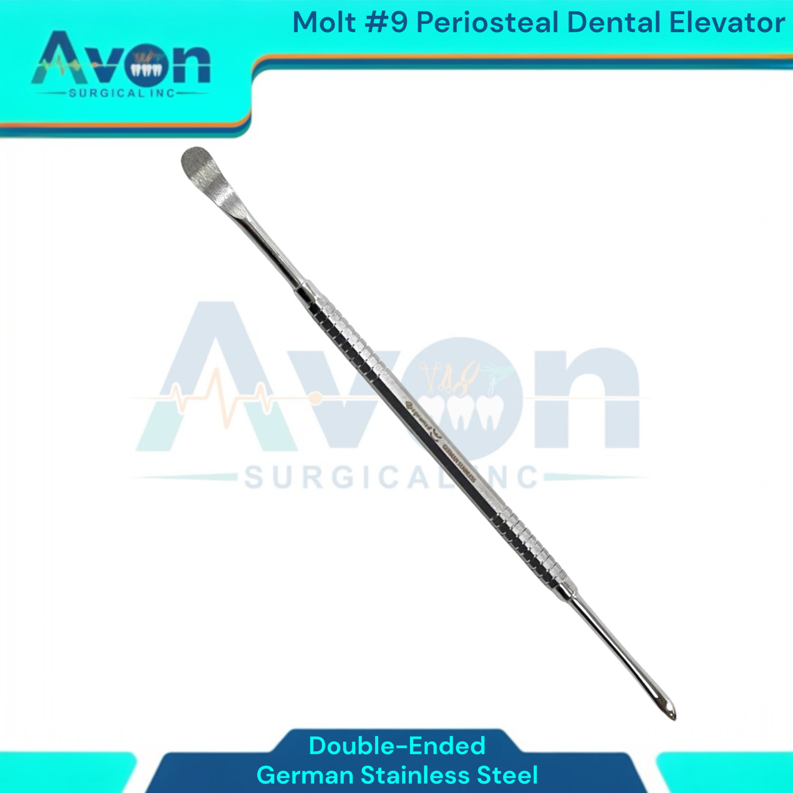 German GRADE MOLT PERIOSTEAL M9 DENTAL SURGERY EXTRACTING EXTRACTION ELEVATOR