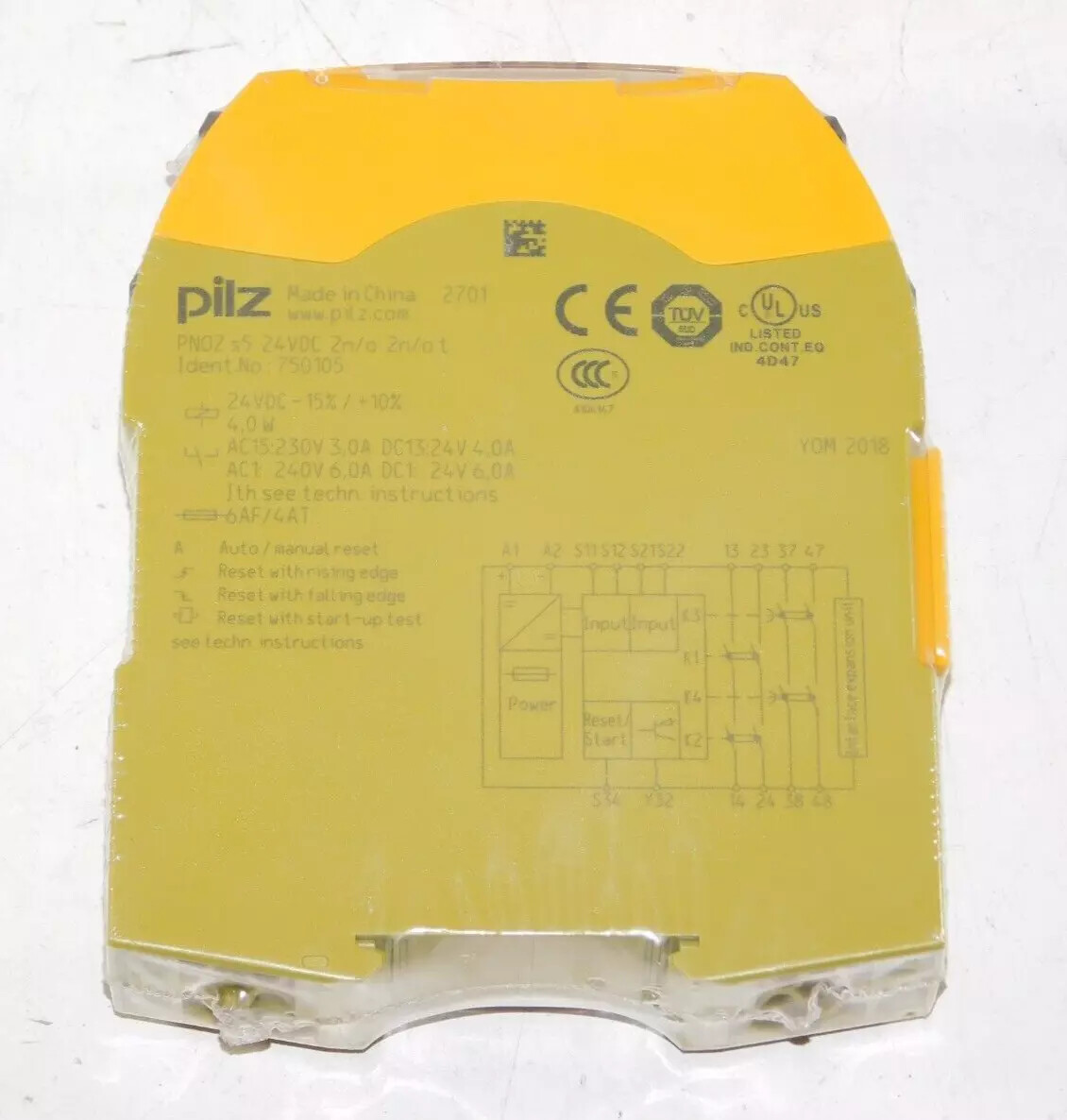 New PILZ PNOZ S5 750105 For Safety Relay