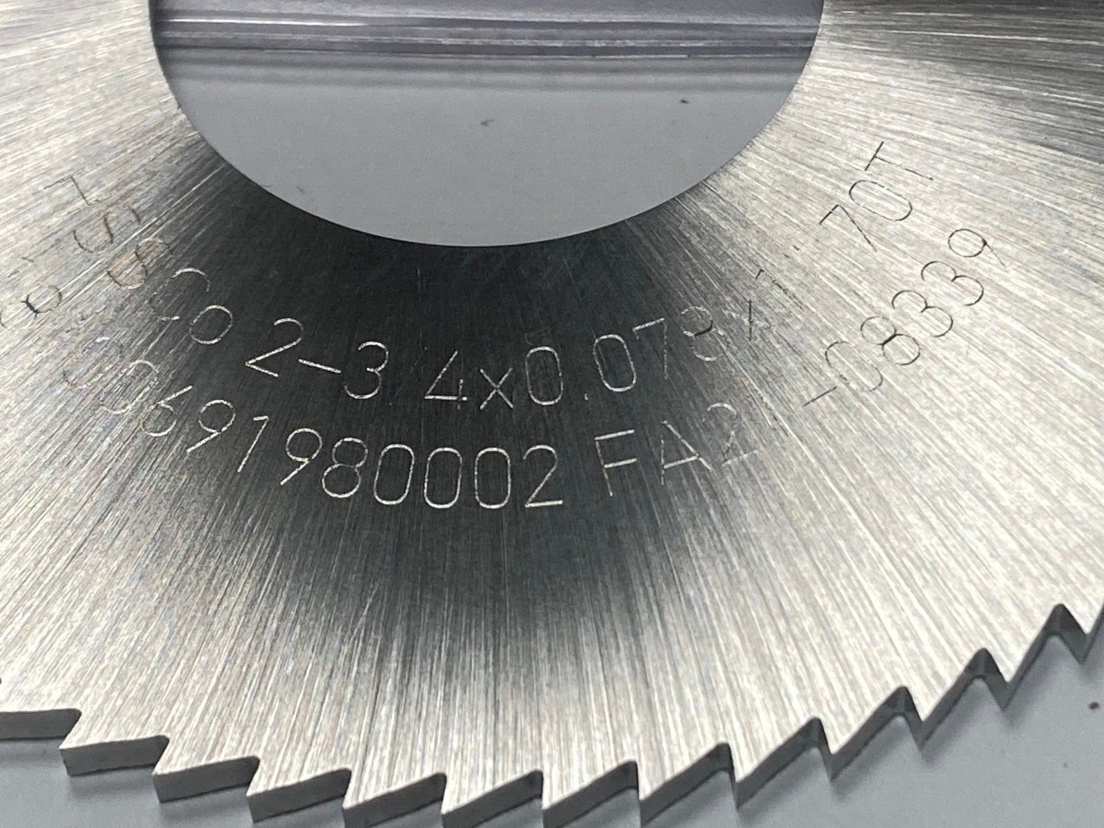 Controx 2-3/4″ x 0.078″ x 1″, Cobalt Slitting Saw Blade, , 70 Teeth