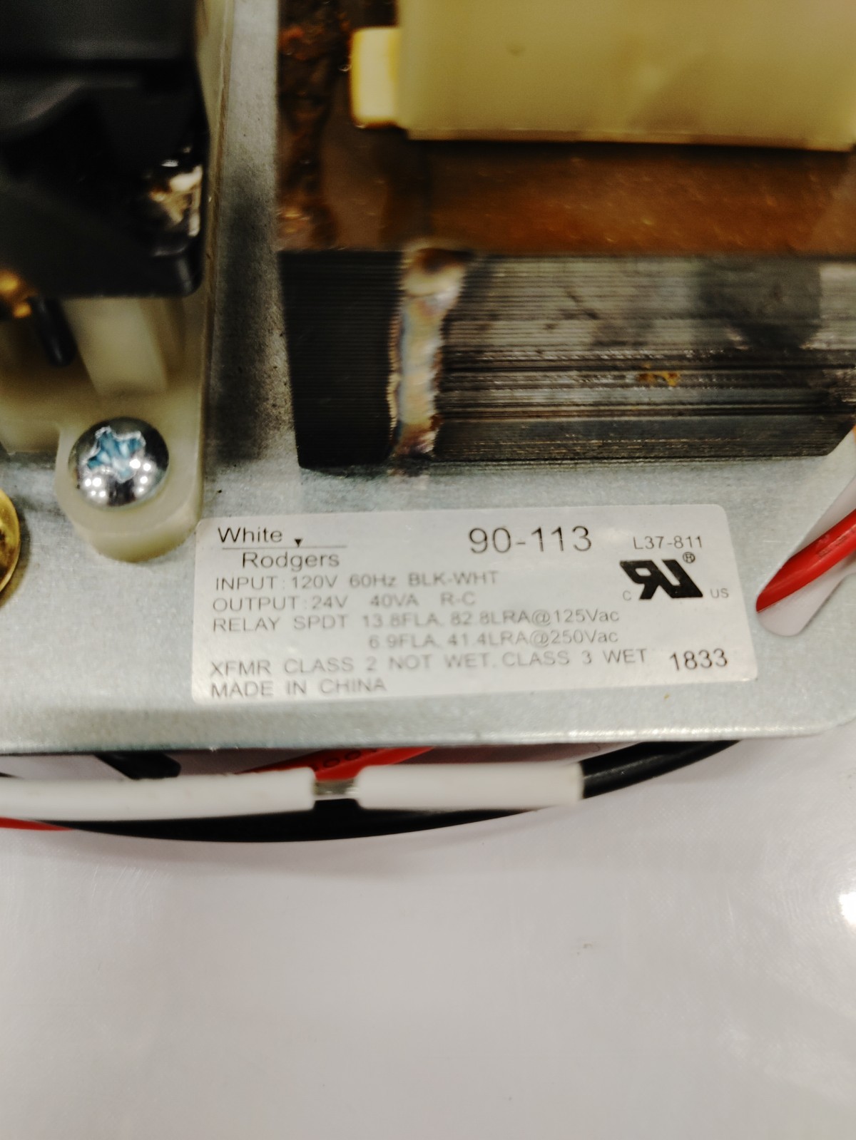 White Rodgers 90-113 Fan Control Center, Worn Box