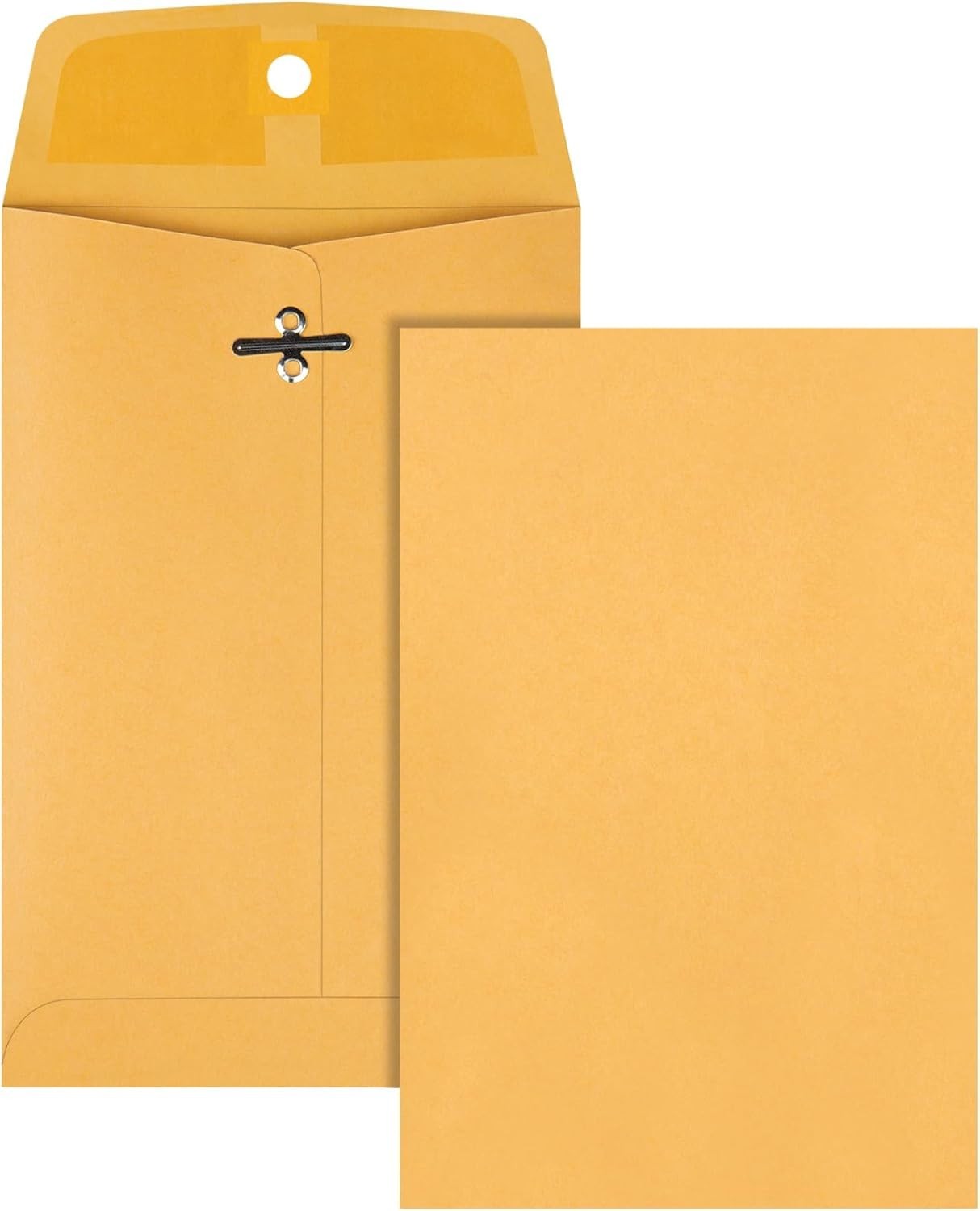 5 x 7-1/2 Clasp Envelopes – 100 Durable Kraft Paper for Secure Mailing & Storage