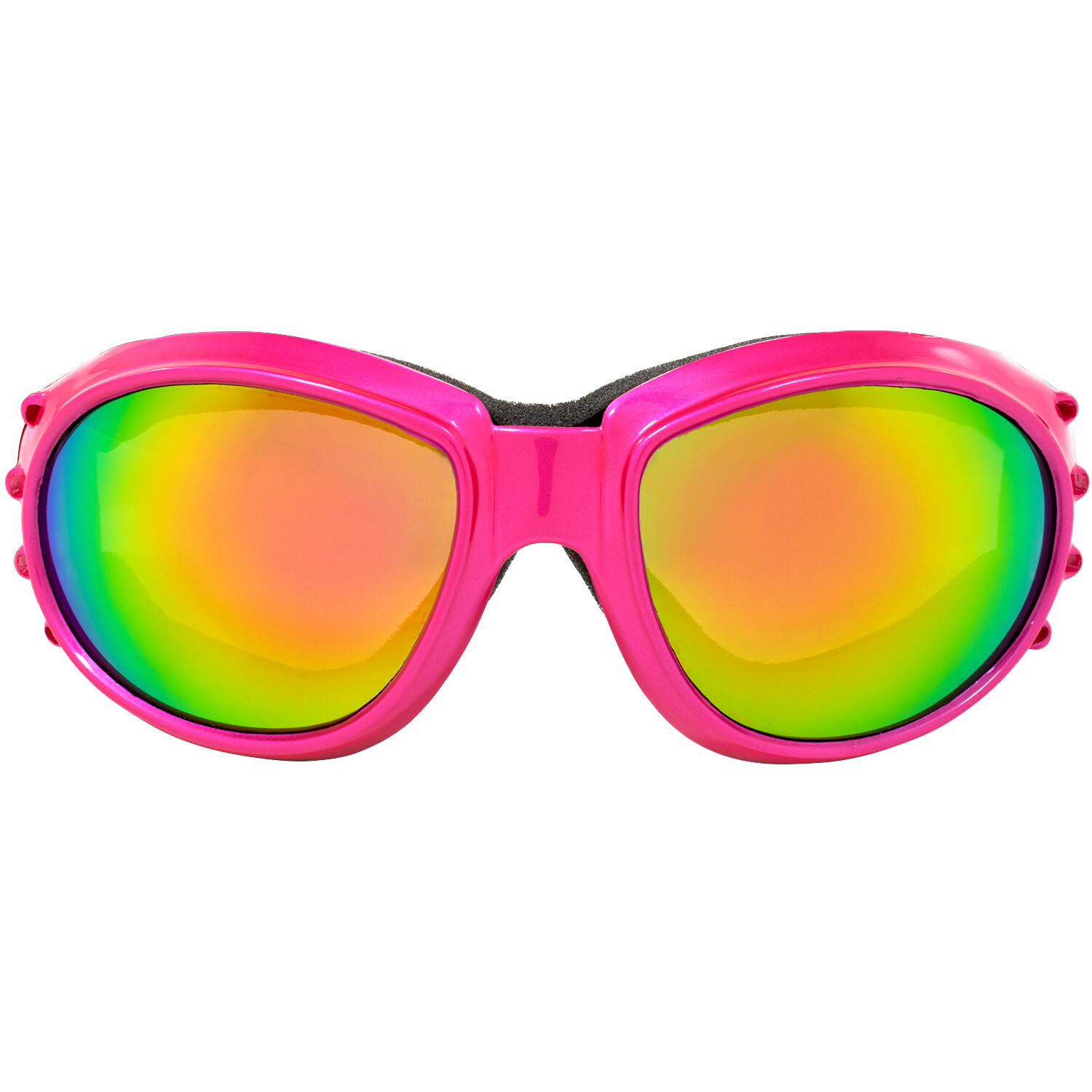 3 Birdz Eagle Womens Goggles Pink Frame Pink Mirror Clear + Smoke Lenses