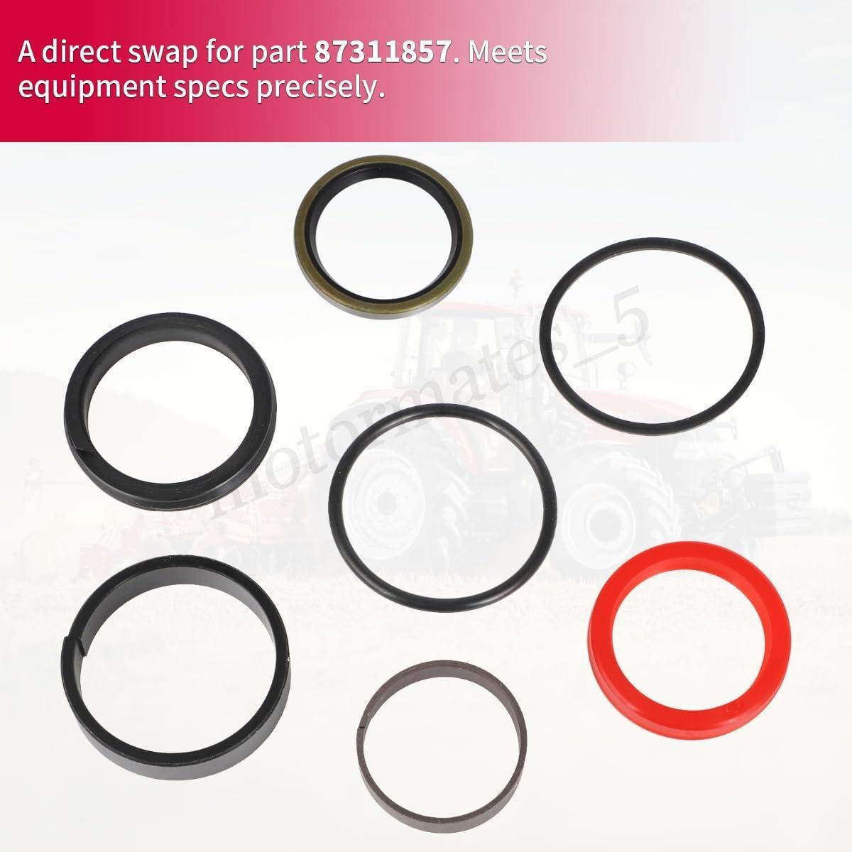 87311857 For Case-IH & New Holland Replacement Seal kit 2″ Bore w/ 1-3/8″ Rod US