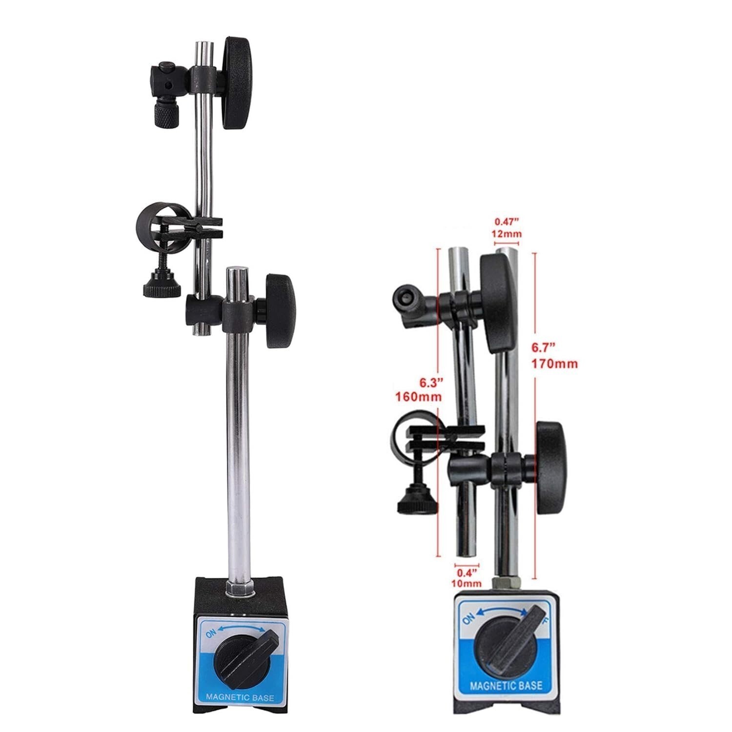 Dial Indicator with Magnetic Base 0.001″Precision Gauge Test Indicator Point Set