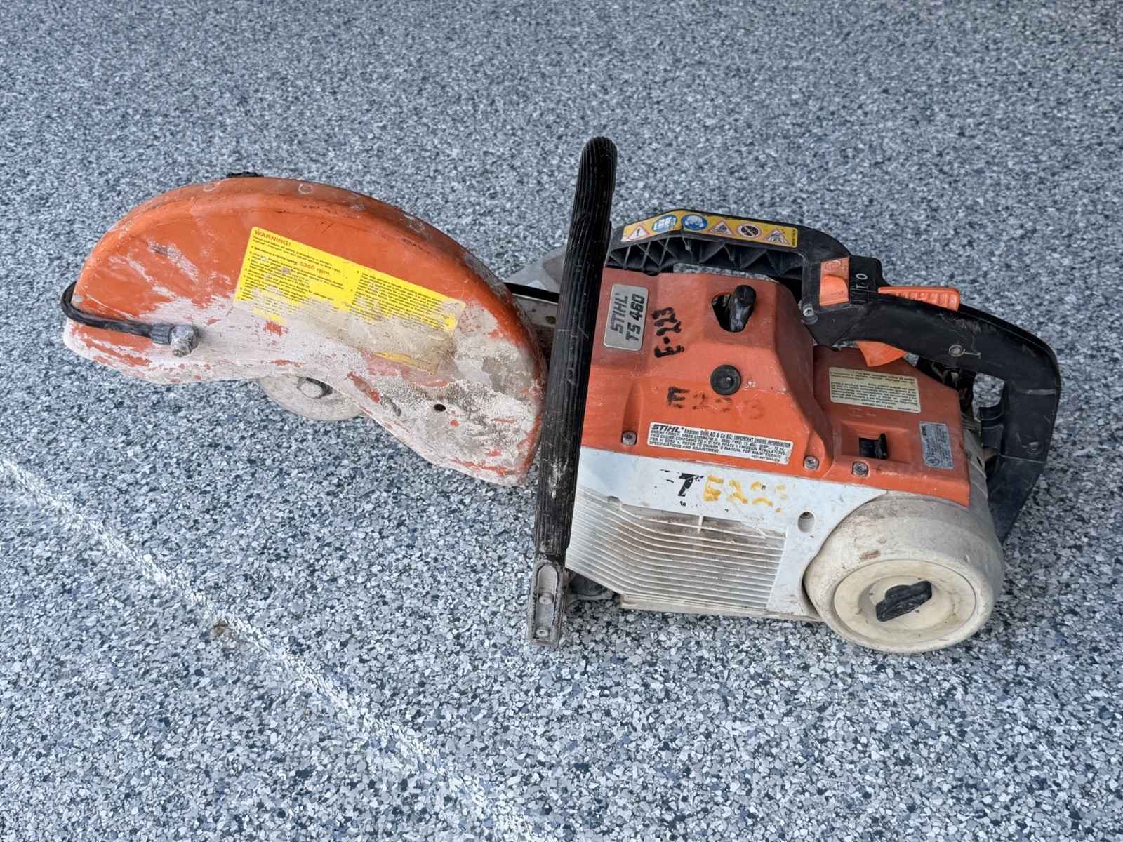 STIHL TS460 14 inch Concrete cut off saw