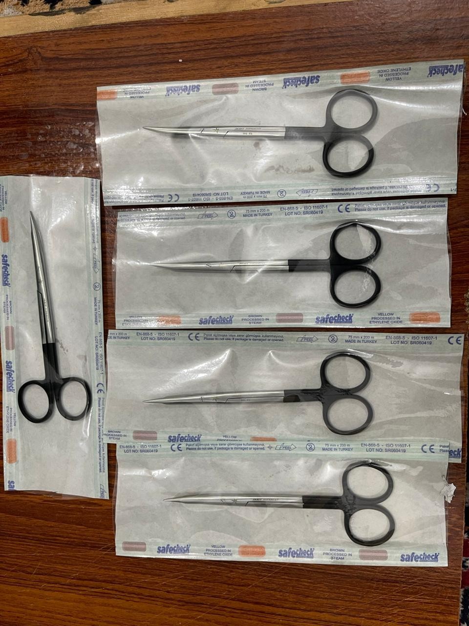 lot of 5 PC AESCULAP BC931R Surgical Curved Lift Supercut Metzenbaum Scissor