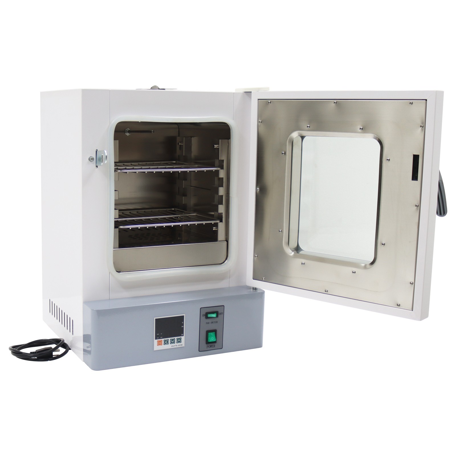 Dual Layers Lab. Digital Forced Air Convection Drying Oven Adjustable Speed Fan