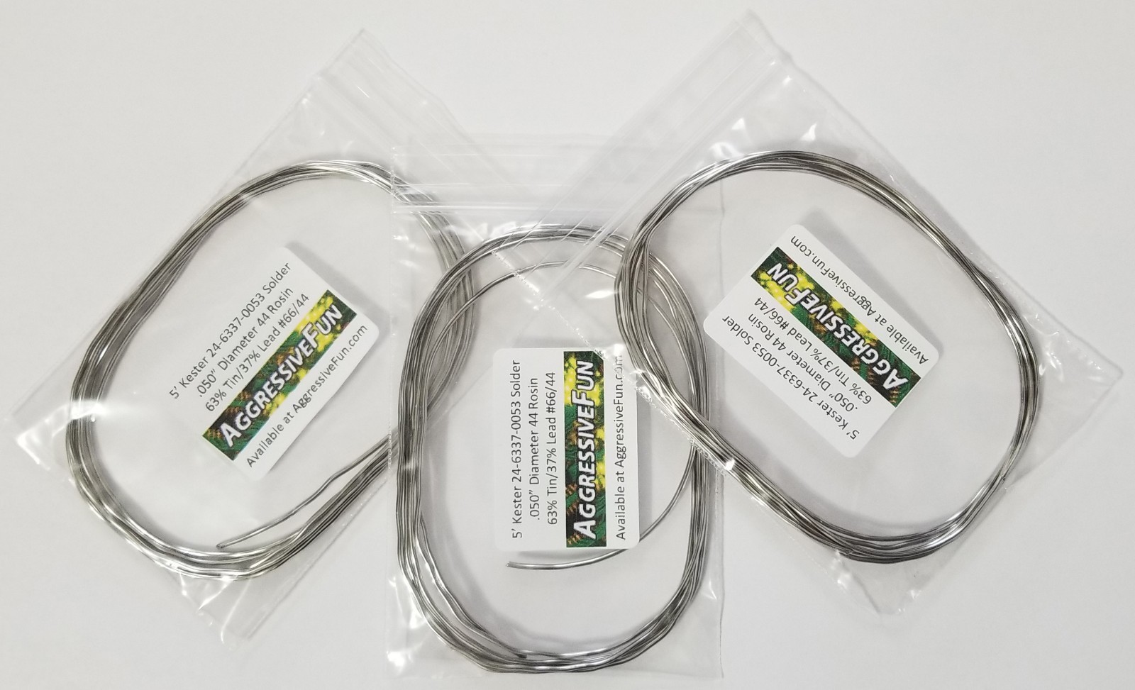 Kester 44 Rosin Core Solder .050″ 1.3mm 63/37 Eutectic 24-6337-0053 15ft 1.5oz