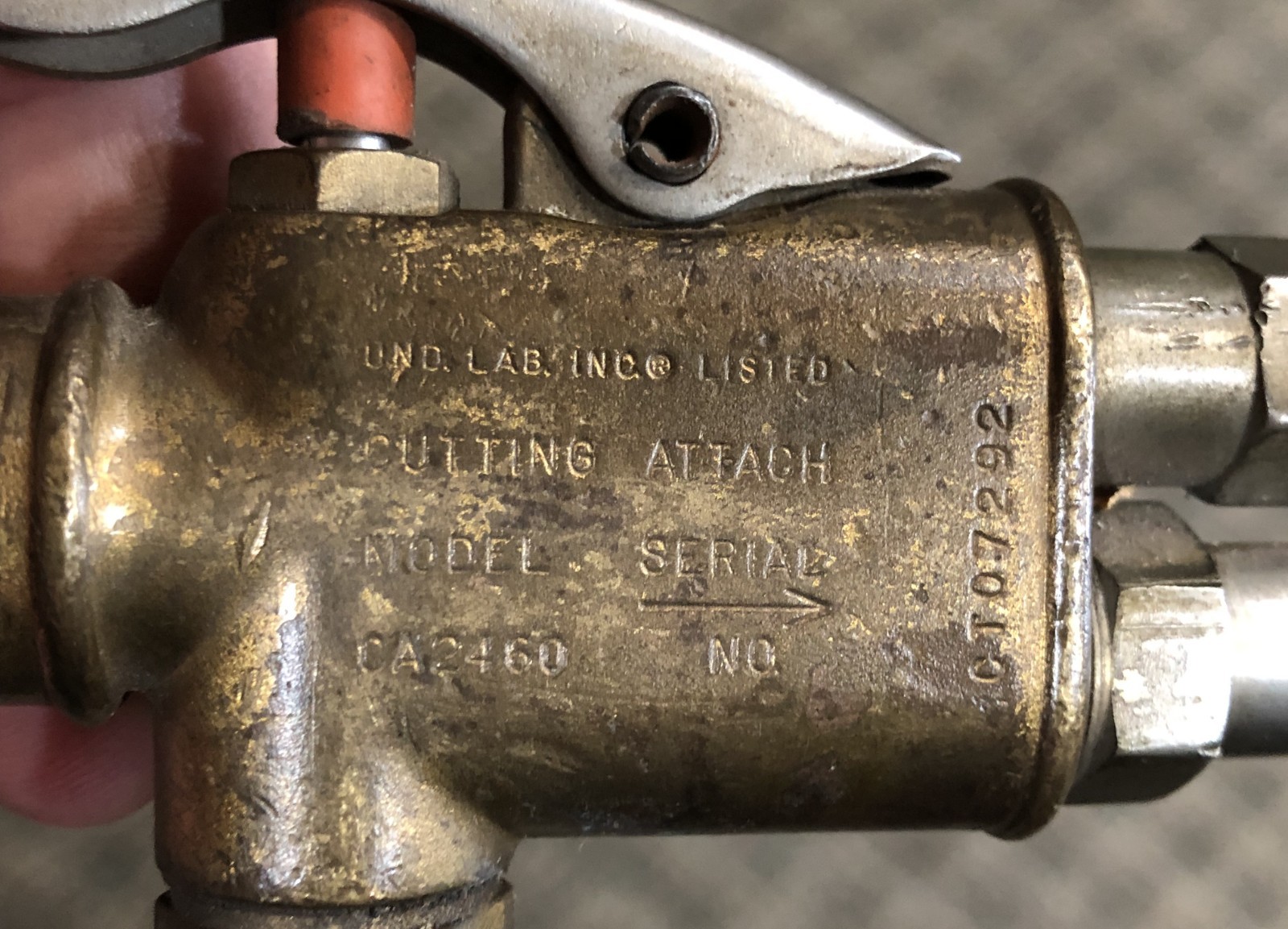 Heavy Duty Victor Ca2460 Cutting Attachment 315c Torch Handle Oxygen/acetylene