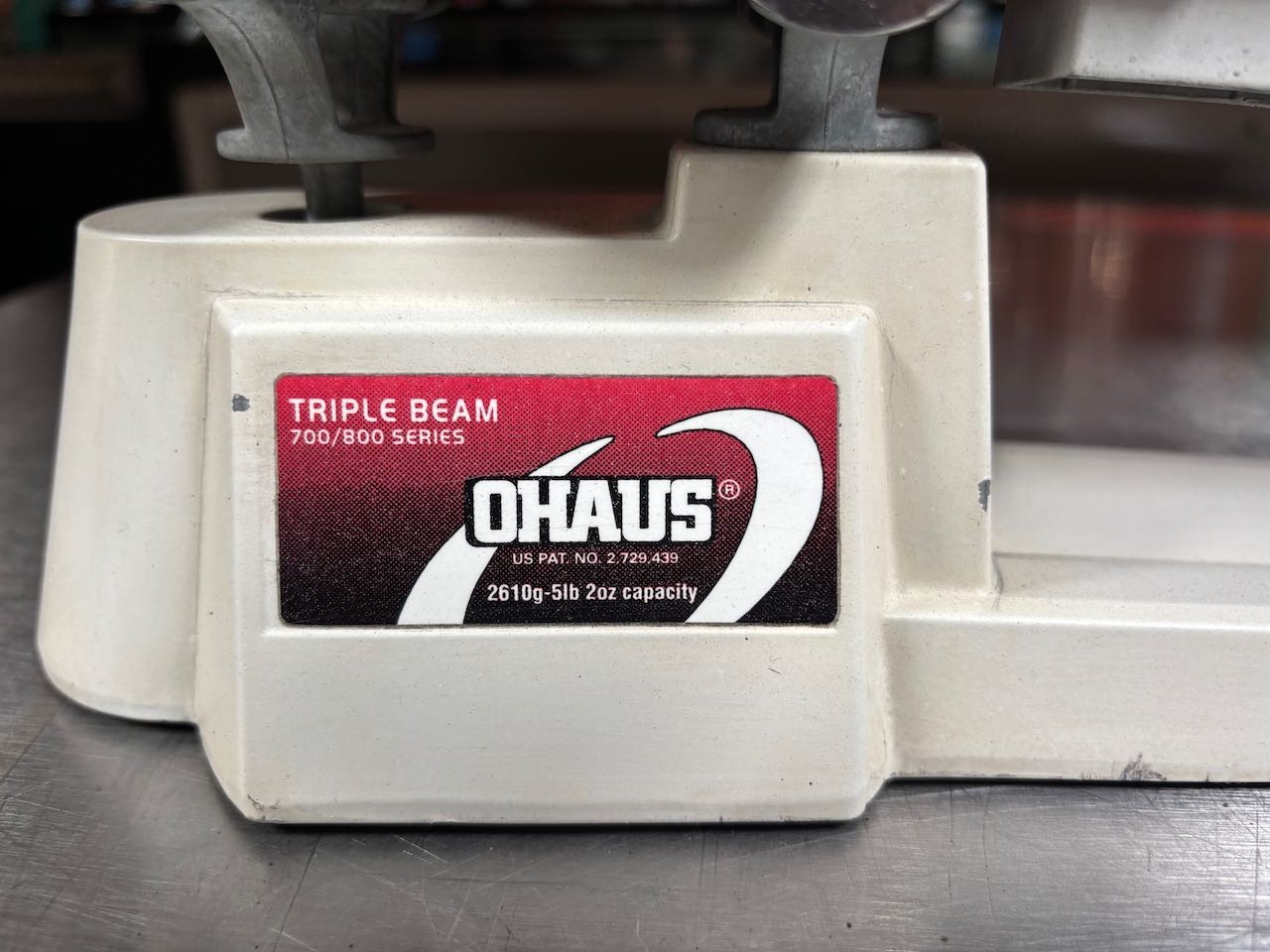 Triple Beam Balance Scale OHAUS 2610g 5 LB 2oz 700/800 Series #5105