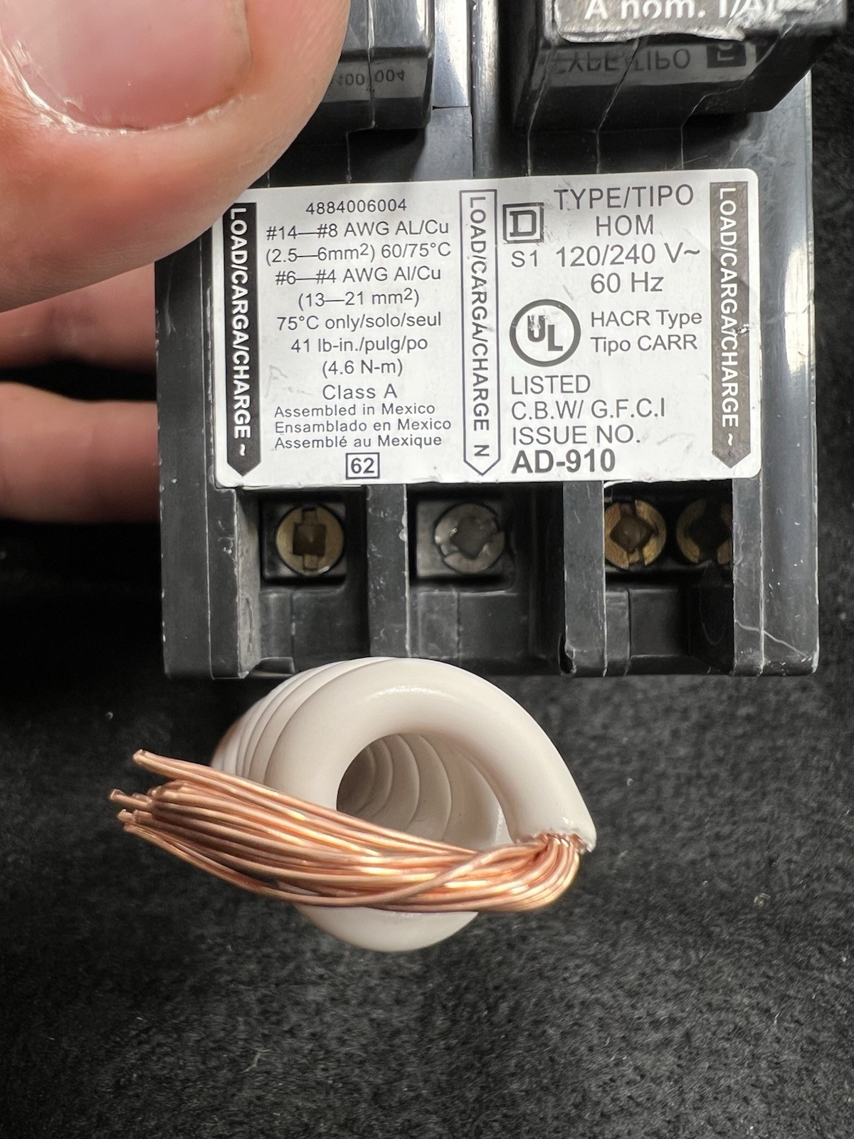 SQUARE D HOMELINE HOM230GFI HOM230GFIC 2-POLE 30A GFCI BREAKER NEW