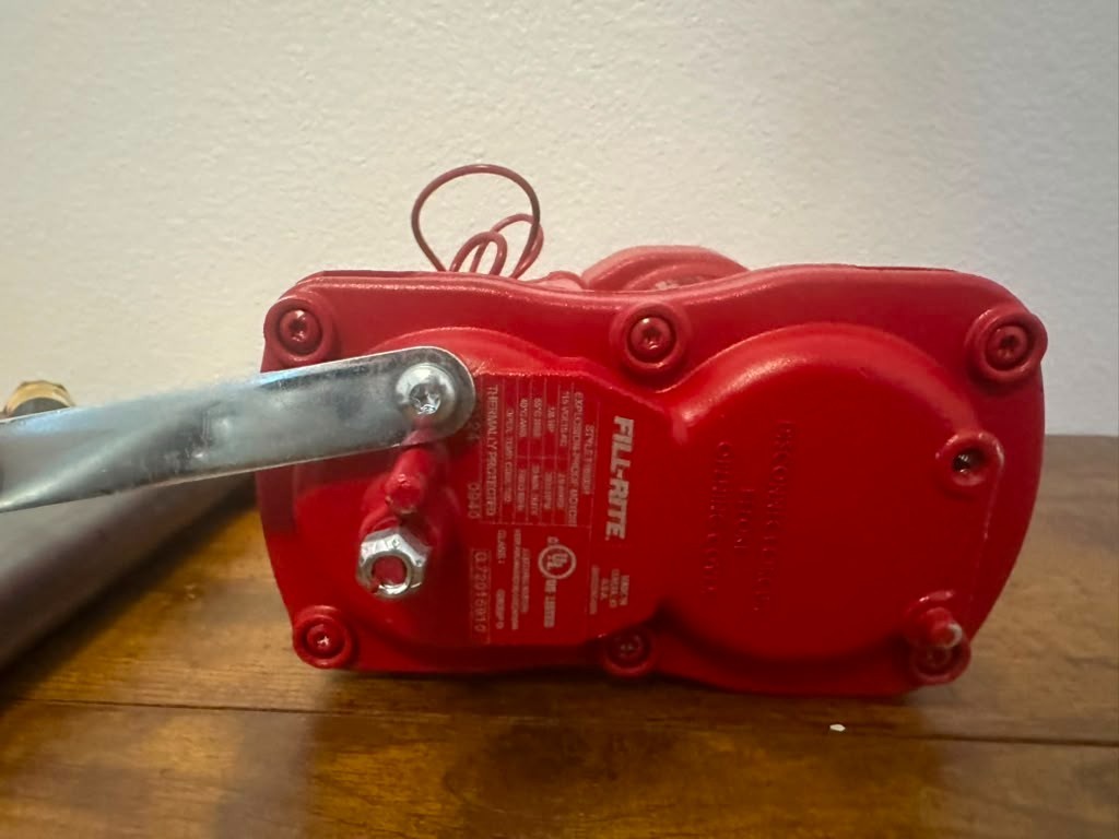 Fill-Rite FR610H 115V 15 GPM Fuel Transfer Pump W/Discharge Hose & Manual Nozzle