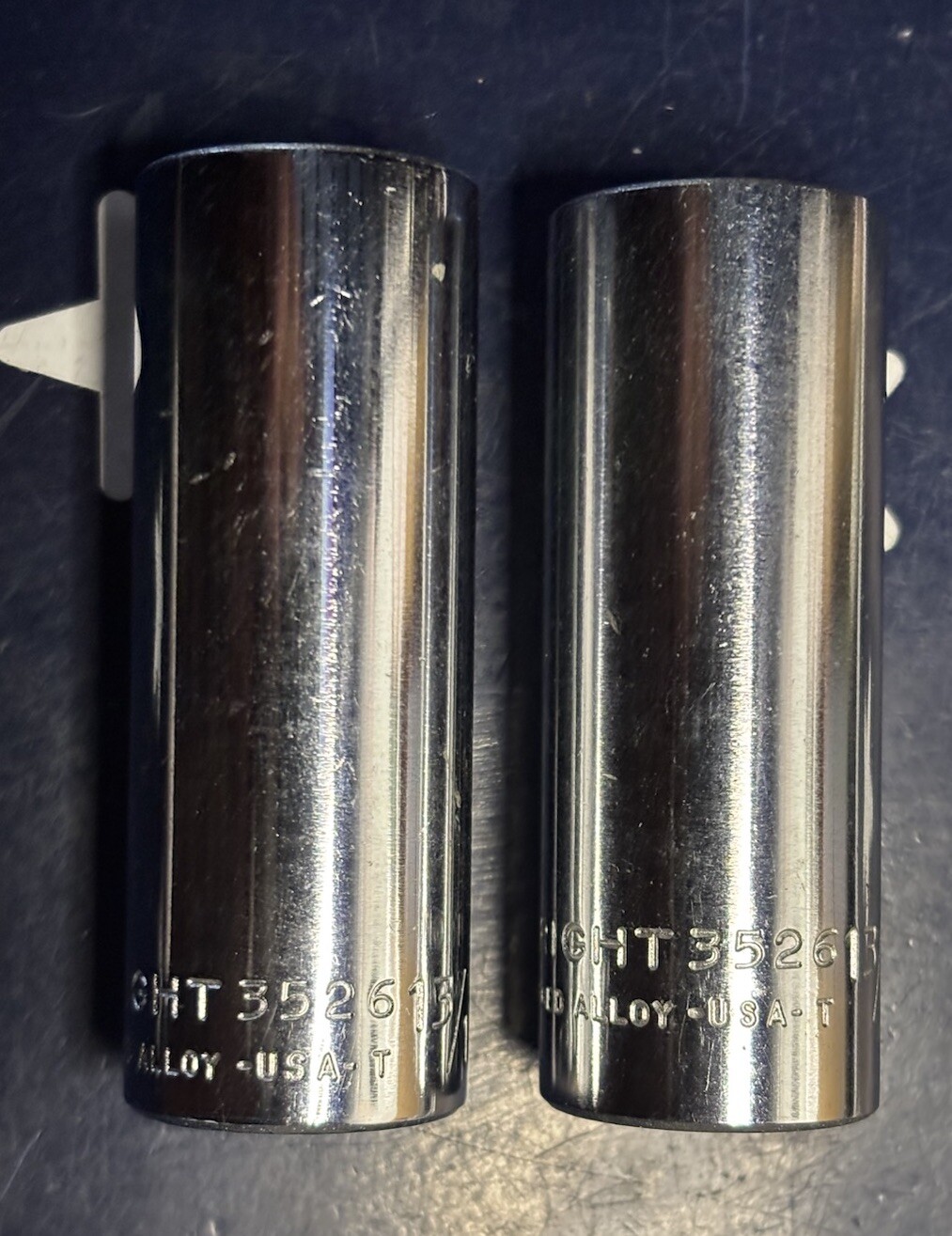Wright Tool 13/16” 6PT Deep Hand Socket 3/8” Drive 3526 USA TWO SOCKETS