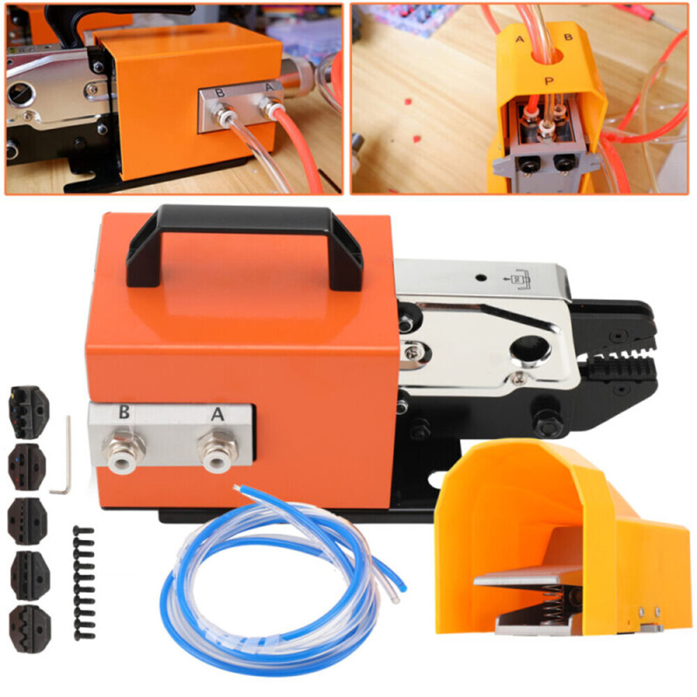 AM-10 Pneumatic Wire Terminal Crimping Machine Crimp Tool Air Powered Crimper