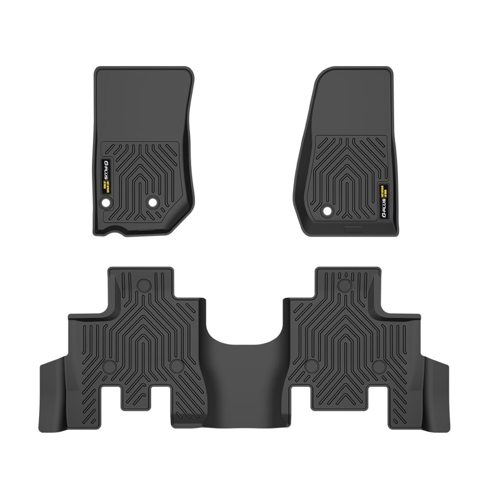 TPE Floor Mats for Jeep Wrangler JK 2013-2018 Unlimited 4Dr (Not JL/4XE) 3PCS
