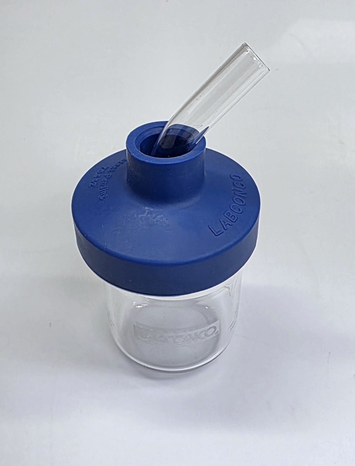Labconco 120ml Complete Fast Freeze Flask w/ 3/4 TOP GLASS 45° Adapter