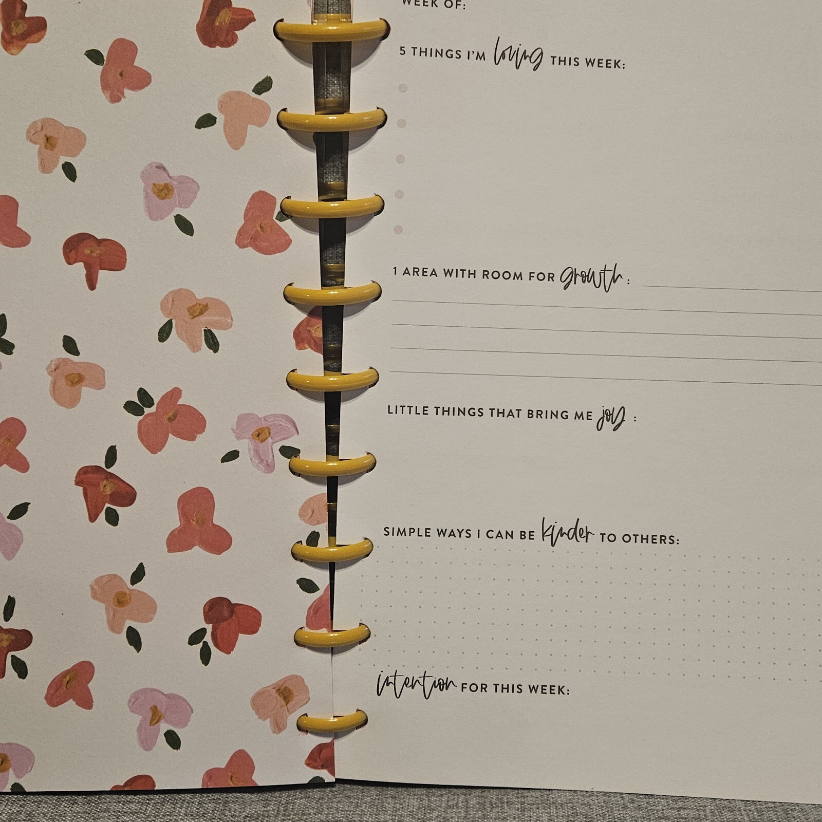 The Happy Planner Classic Gratitude Guided Happy Journal 80 sheets
