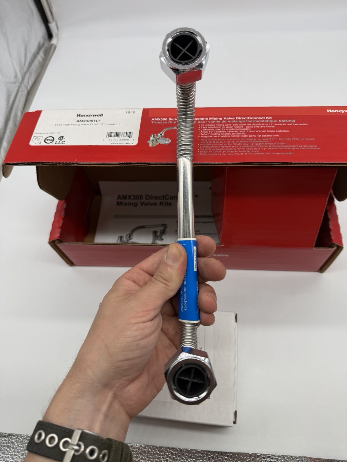 Honeywell AMX300TLF Thermostatic Mixing Valve Kit Lead-Free