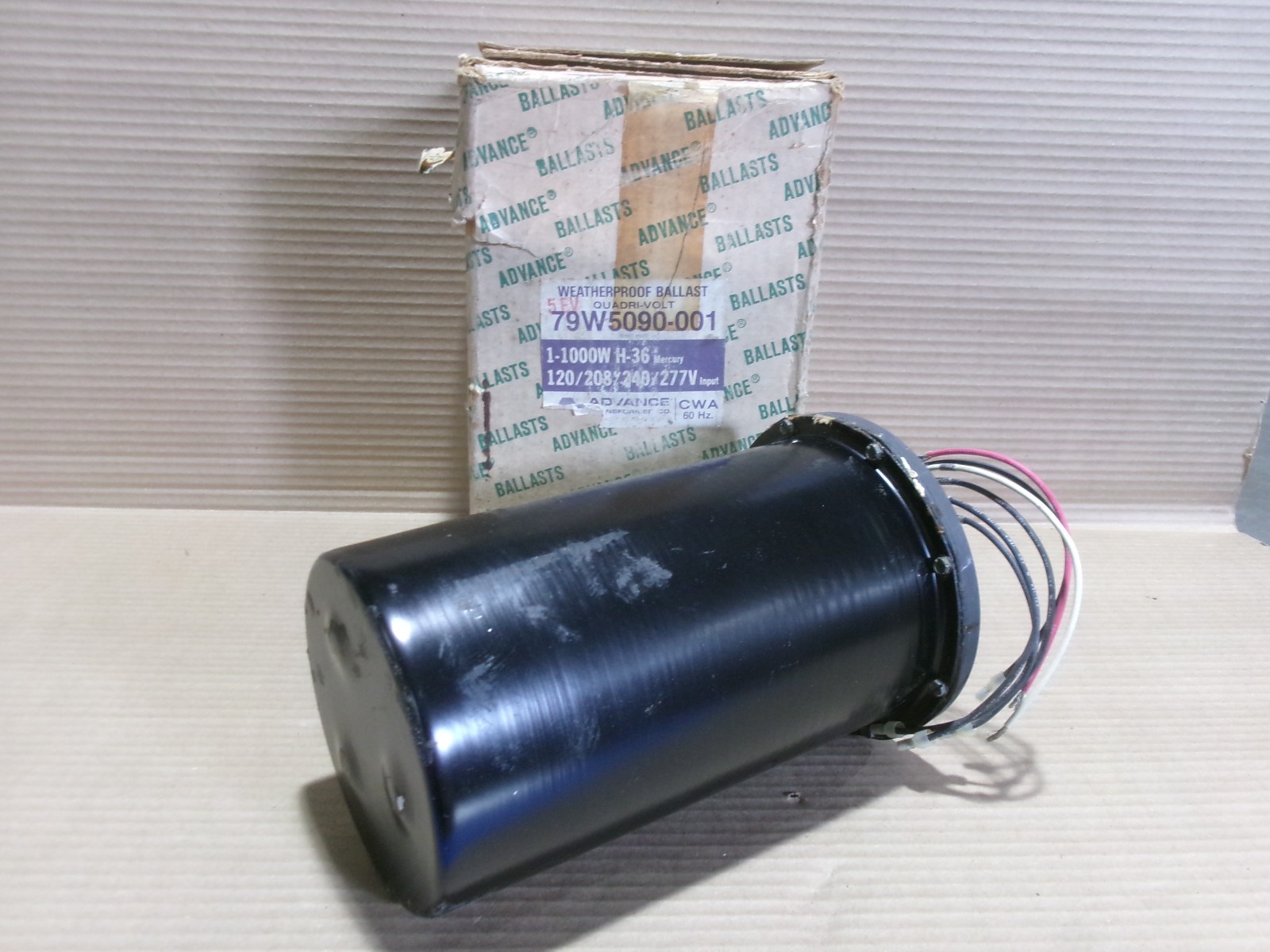 Advance 79W5090-001 Weatherproof 1000W HID Ballast QuadriVolt 120/208/240/277 AK