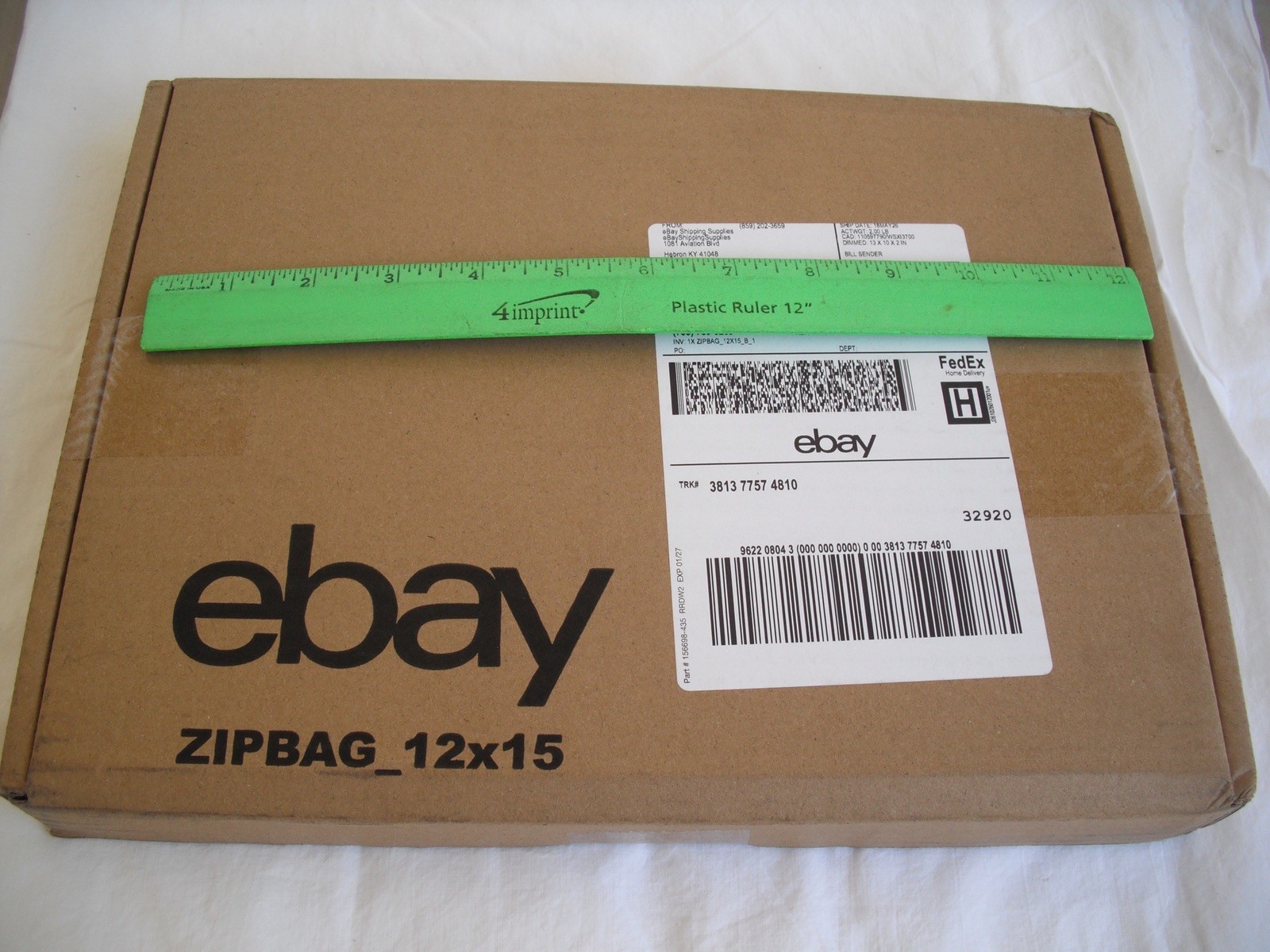 Lot of 50 Frosted Zipper Clothing Bag, Mailing Shipping, 12″ x 15″