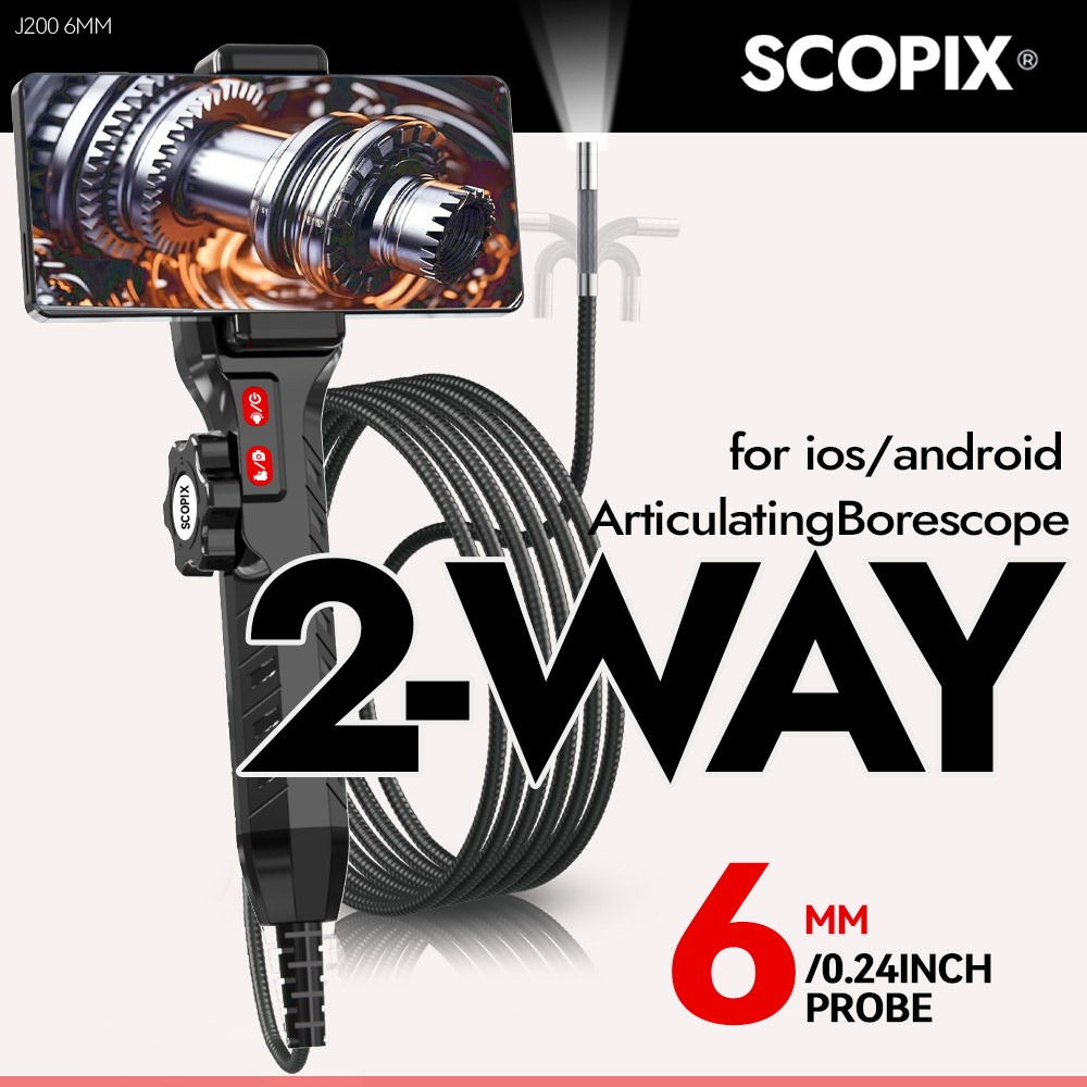 50%off 99NEW 2-Way 180° Inspection Camera Articulating Borescope for Phones