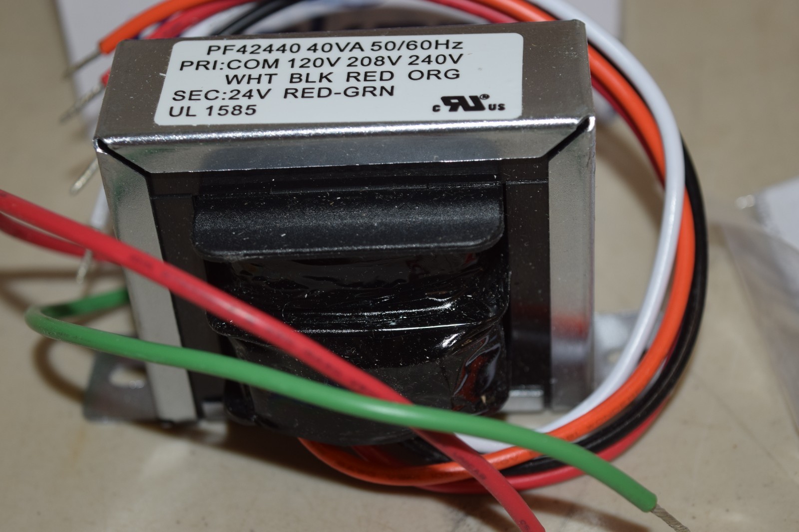 Packard PF42440 Transformer Foot Mounted 120/208/240V Primary 24V Secondary