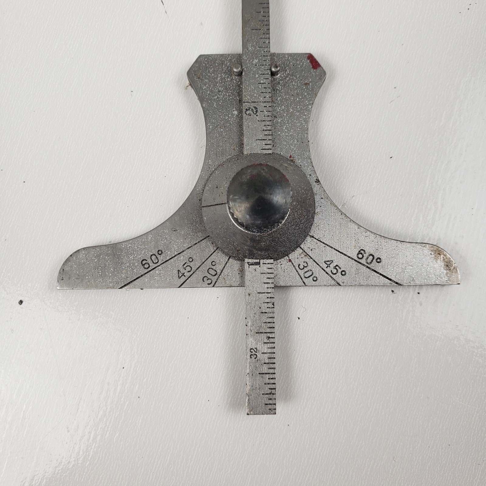Starrett No 236 Depth and Angle Gage 6 Inch Tempered Steel Rule Machinist Tool