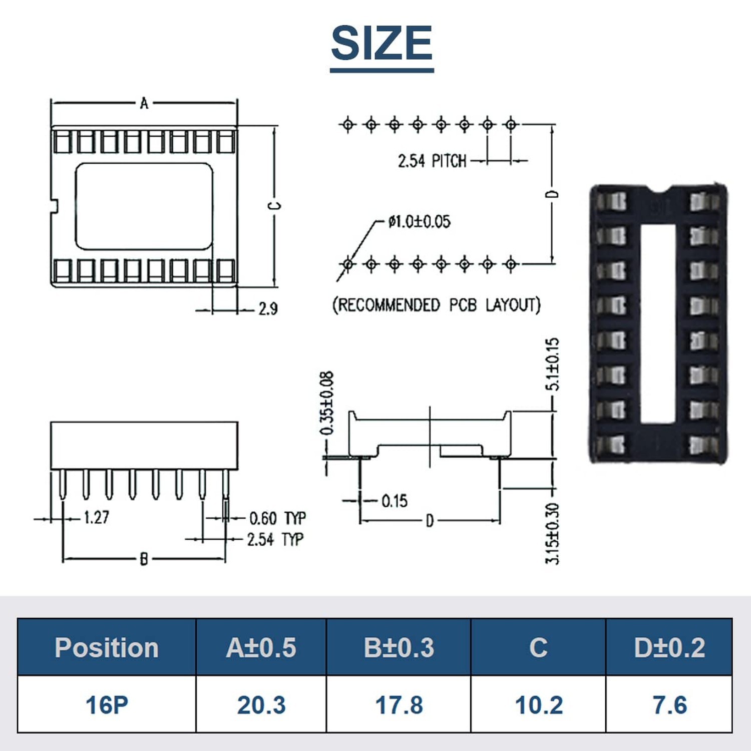 10 Pcs L293D Stepper Motor Drivers Controller DIP16 4 Channel Motor Drivers C…