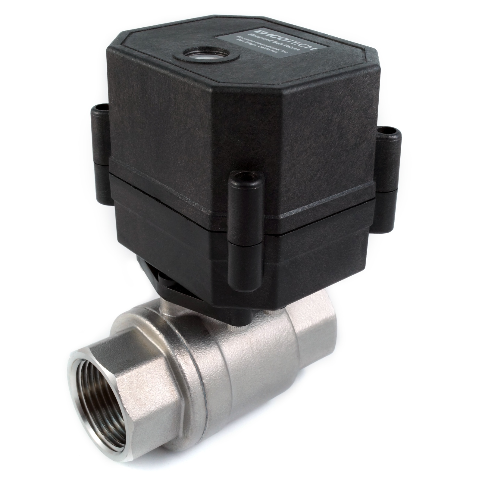 3/4″ NPT Motorized Ball Valve N/C EPDM 110/115/120/220/240 VAC 2-wire Stainless