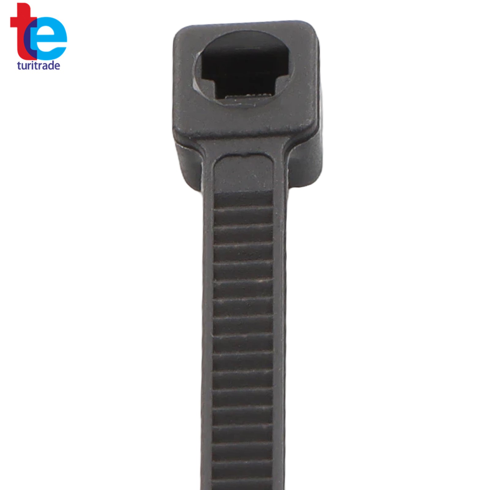 5000x 8″ Zip Ties 40lb Tensile Uv Black Heavy Duty Cable Ties 0.14″ Width