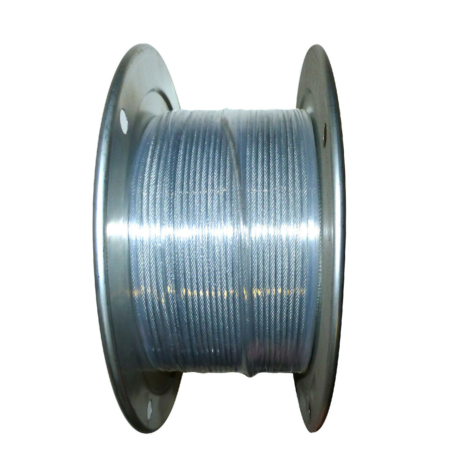 Vinyl Coated Cable 1/8″ to 3/16″ x 250 FT Bulk 7×7 1,700 lbs Capacity Guide Wire