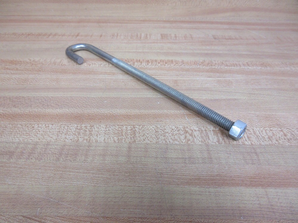 Part J-BOLT 3/8 16 Fastener JBOLT3816 Overall Length 9″ Thread Length 6 3/8″