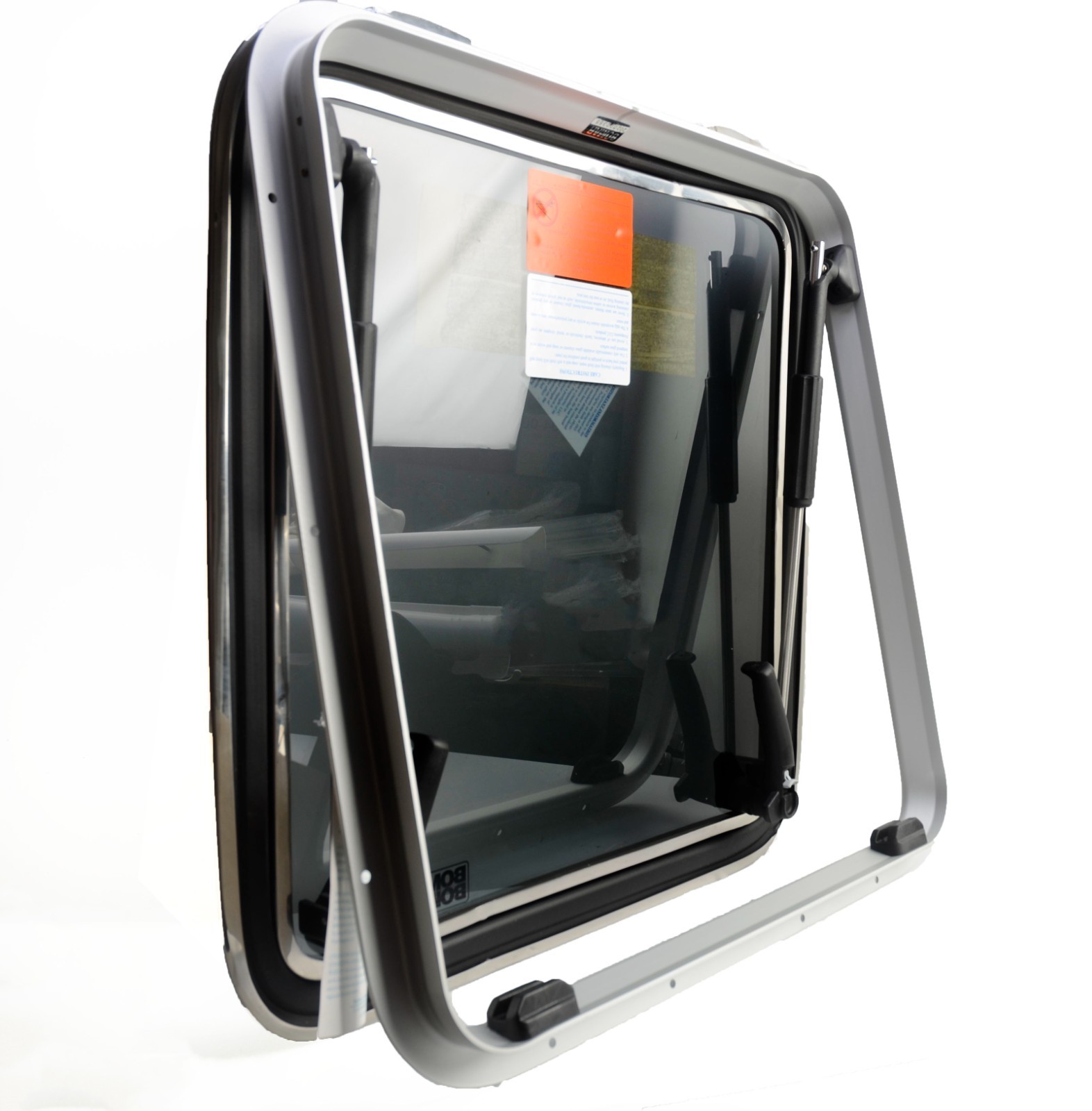 Bomar Deck Hatch Stainless Steel Voyager Low Profile 20 1/4″ Square S1839-10A T