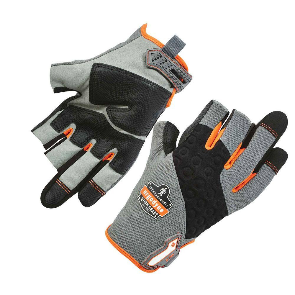 Proflex 720 Medium Gray Heavy-Duty Framing Work Gloves