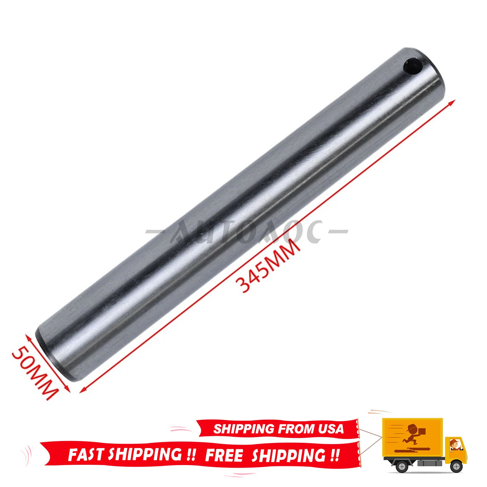 50mm x 345mm Excavator Bucket Pin for CAT Komatsu Hitachi Bucket Linkage Systems