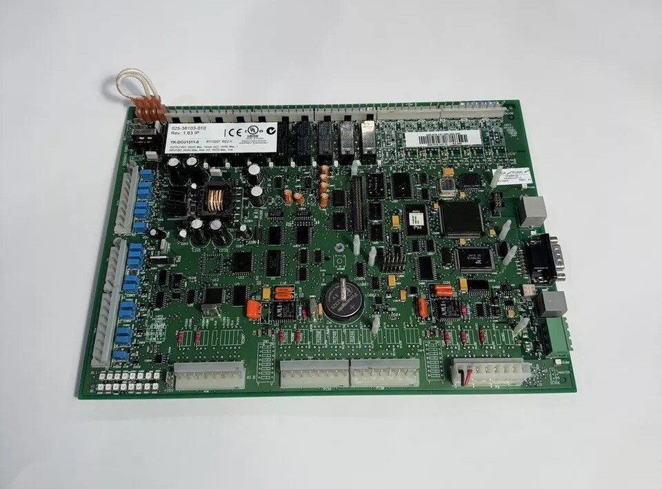 JOHNSON CONTROLS CONTROL BOARD 025-36103-010 RY10207 Rev H , YK-DCU1311-0