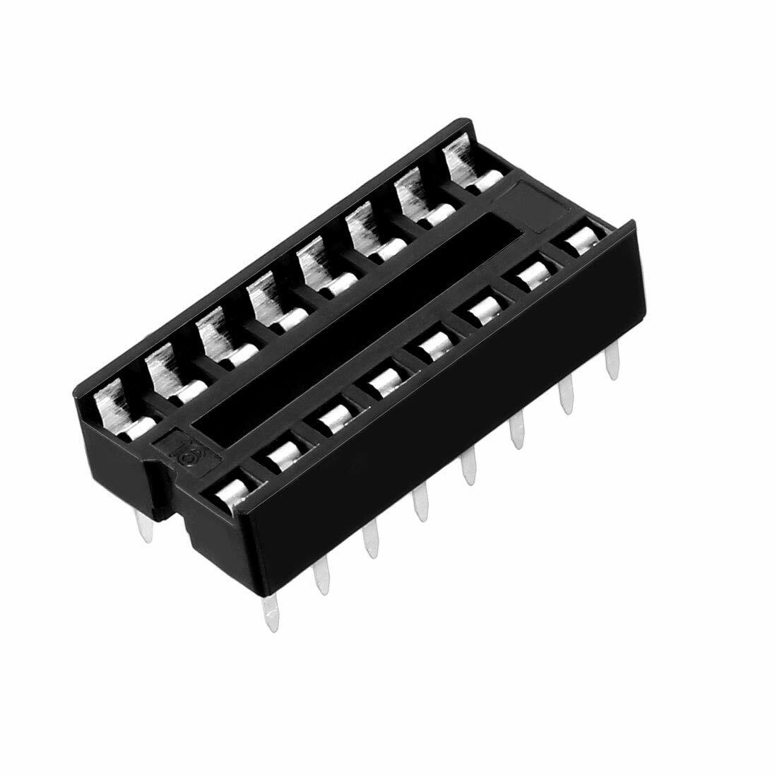 10-20 pcs 16 pin DIP IC Sockets Adaptor Solder Type Socket Dual Wipe Choose Qty