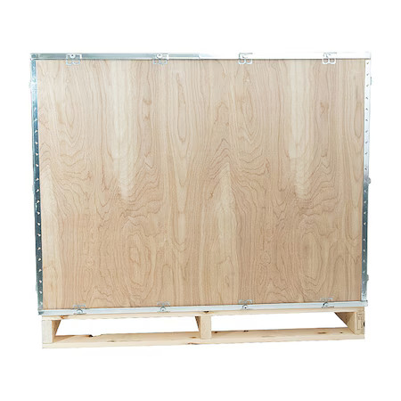 Zoro Select Bns6 23 1/3 In X 29 3/16 In X 19 1/2 In Shipping Crate, Brown,, Bns6